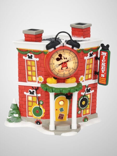 Disney Village by D56 - Mickey'nin Işıklı Çalar Saat Dükkanı (Mickey's Alarm Clock Shop)