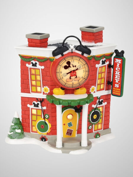 Disney Village by D56 - Mickey'nin Işıklı Çalar Saat Dükkanı (Mickey's Alarm Clock Shop)