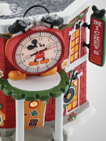 Disney Village by D56 - Mickey'nin Işıklı Çalar Saat Dükkanı (Mickey's Alarm Clock Shop)