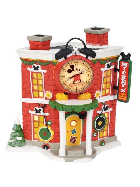 Disney Village by D56 - Mickey'nin Işıklı Çalar Saat Dükkanı (Mickey's Alarm Clock Shop)