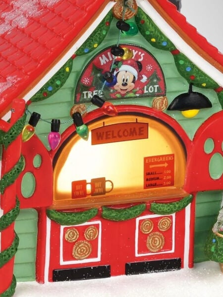 Disney Village by D56 - Mickey'nin Işıklı Yılbaşı Ağacı Dükkanı (Mickey's Tree Lot)