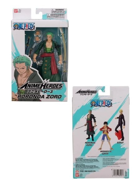 One Piece - Roronoa Zoro (Anime Heroes Series) Aksiyon Figürü