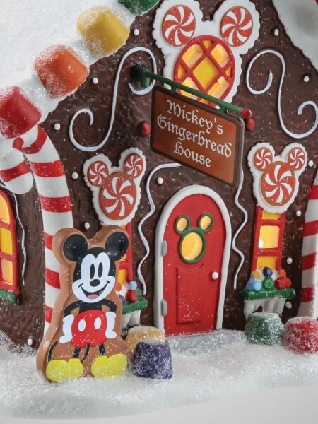 Disney Village by D56 - Mickey'nin Işıklı Yılbaşı Kurabiye Evi (Mickey's Gingerbread House)