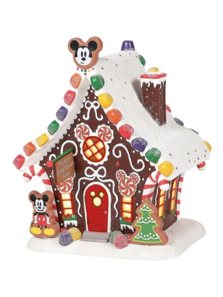 Disney Village by D56 - Mickey'nin Işıklı Yılbaşı Kurabiye Evi (Mickey's Gingerbread House)