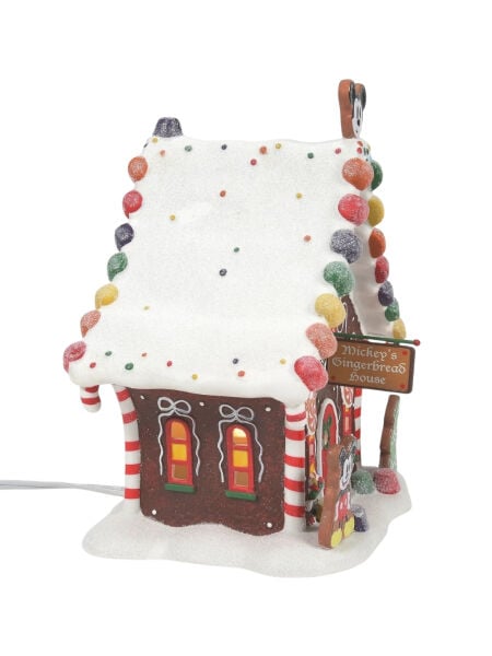 Disney Village by D56 - Mickey'nin Işıklı Yılbaşı Kurabiye Evi (Mickey's Gingerbread House)