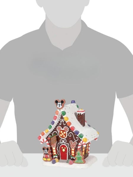 Disney Village by D56 - Mickey'nin Işıklı Yılbaşı Kurabiye Evi (Mickey's Gingerbread House)