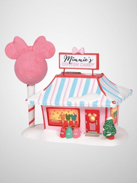 Disney Village by D56 - Minnie'nin Işıklı Pamuk Şeker Dükkanı (Minnie's Cotton Candy Shop)