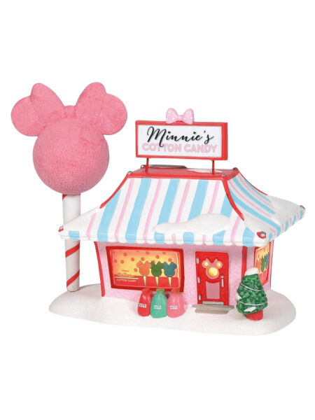 Disney Village by D56 - Minnie'nin Işıklı Pamuk Şeker Dükkanı (Minnie's Cotton Candy Shop)