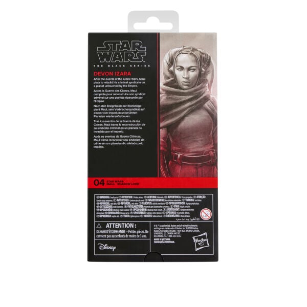 Star Wars Black Series Devon Izara, Star Wars: Maul - Shadow Lord Aksiyon Figürü