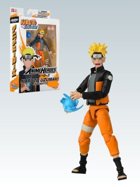 Naruto: Shippuden - Naruto Uzumaki Final Battle (Anime Heroes Series) Aksiyon Figürü