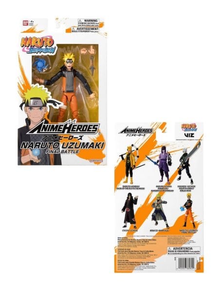 Naruto: Shippuden - Naruto Uzumaki Final Battle (Anime Heroes Series) Aksiyon Figürü