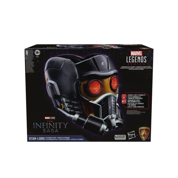 Guardians of the Galaxy - Marvel Legends Star-Lord Premium Electronic Helmet (Işık ve Ses Efektli Kask)