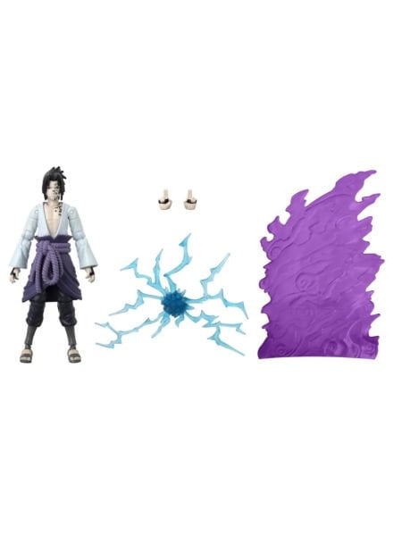 Naruto: Shippuden - Sasuke Uchiha Curse Mark Transformation (Anime Heroes Beyond Series) Aksiyon Figür Seti