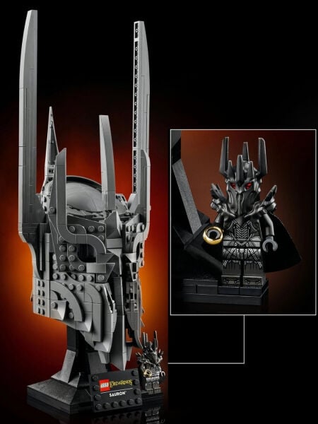 LEGO® Icons Lord of the Rings Sauron's Helmet (Sauron'un Miğferi), 538 Parça