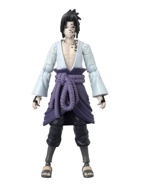 Naruto: Shippuden - Sasuke Uchiha Curse Mark Transformation (Anime Heroes Beyond Series) Aksiyon Figür Seti