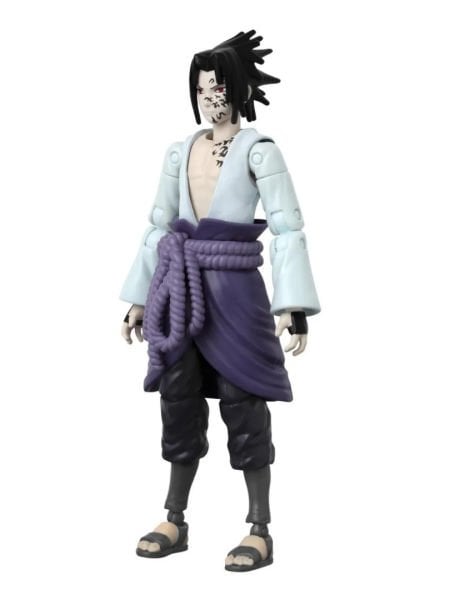 Naruto: Shippuden - Sasuke Uchiha Curse Mark Transformation (Anime Heroes Beyond Series) Aksiyon Figür Seti