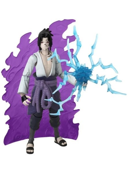 Naruto: Shippuden - Sasuke Uchiha Curse Mark Transformation (Anime Heroes Beyond Series) Aksiyon Figür Seti