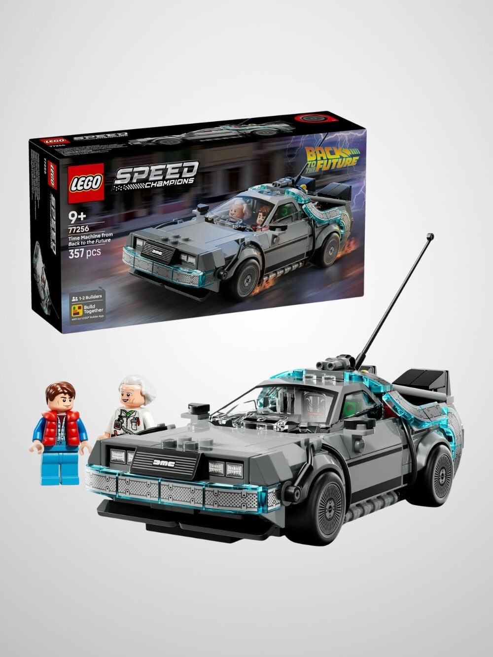 LEGO® Speed Champions Back to the Future Time Machine (Geleceğe Dönüş’ten Zaman Makinesi), 357 Parça