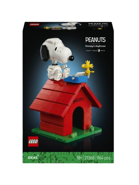 LEGO® Ideas Peanuts Snoopy'nin Köpek Kulübesi (964 Parça)