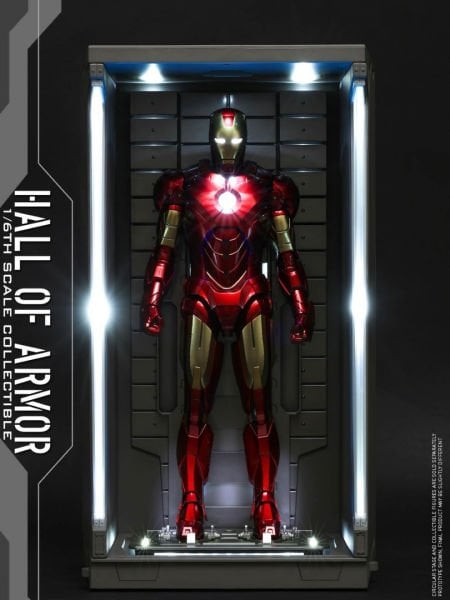 Iron Man 3 - Hall of Armor 1/6 Scale Diecast Diaroma Aksesuarı