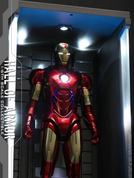Iron Man 3 - Hall of Armor 1/6 Scale Diecast Diaroma Aksesuarı