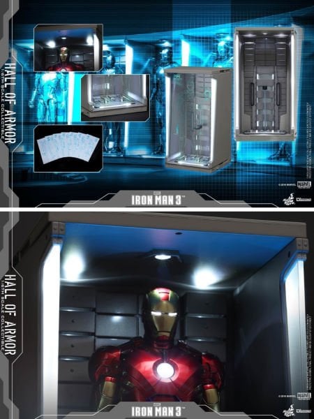 Iron Man 3 - Hall of Armor 1/6 Scale Diecast Diaroma Aksesuarı
