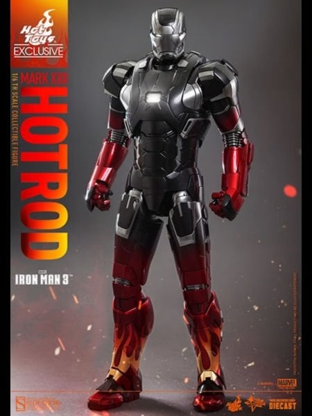 Iron Man 3 – Iron Man Mark XXII Hot Rod 1/6 Scale Diecast Koleksiyon Figürü