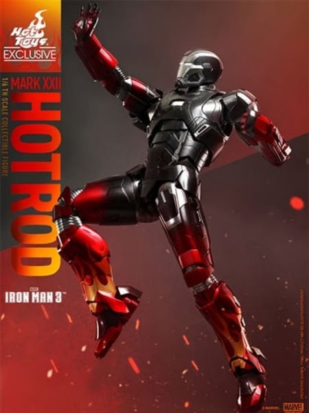 Iron Man 3 – Iron Man Mark XXII Hot Rod 1/6 Scale Diecast Koleksiyon Figürü