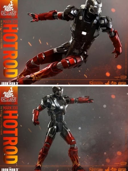 Iron Man 3 – Iron Man Mark XXII Hot Rod 1/6 Scale Diecast Koleksiyon Figürü