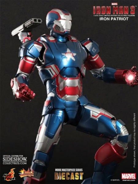 Iron Man 3 – Iron Patriot 1/6 Scale Diecast Koleksiyon Figürü
