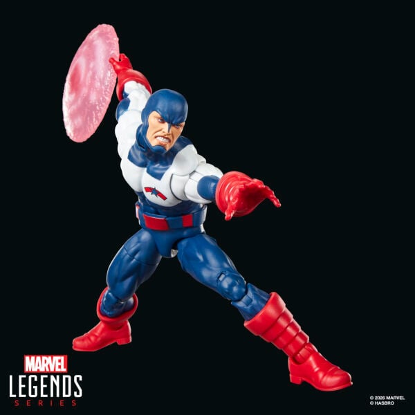Marvel Legends U.S. Agent (Force Works), Avengers and Marvel Comics Aksiyon Figürü (Marvel's Box BAF)