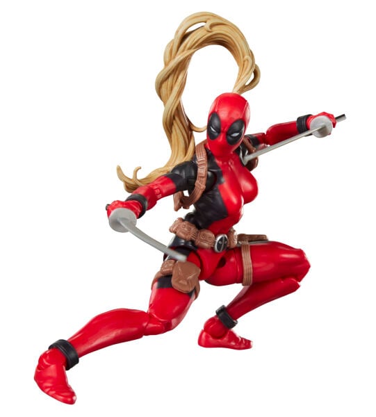 Marvel Legends Lady Deadpool, Marvel Comics Aksiyon Figürü (Marvel's Box BAF)
