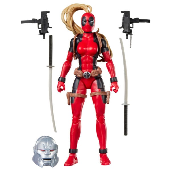 Marvel Legends Lady Deadpool, Marvel Comics Aksiyon Figürü (Marvel's Box BAF)