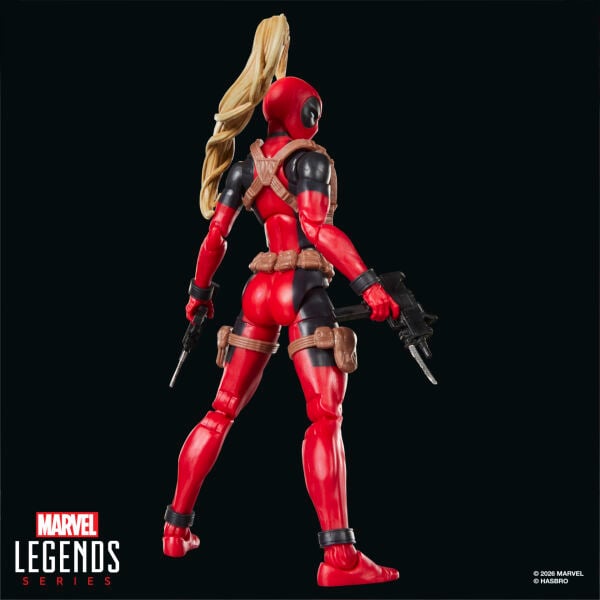 Marvel Legends Lady Deadpool, Marvel Comics Aksiyon Figürü (Marvel's Box BAF)