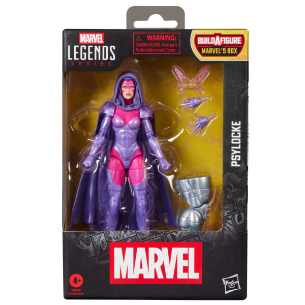 Marvel Legends Psylocke, X-Men Comics Aksiyon Figürü (Marvel's Box BAF)