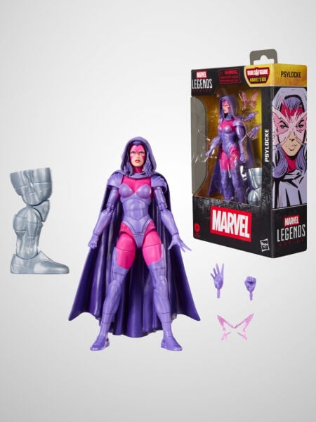 Marvel Legends Psylocke, X-Men Comics Aksiyon Figürü (Marvel's Box BAF)