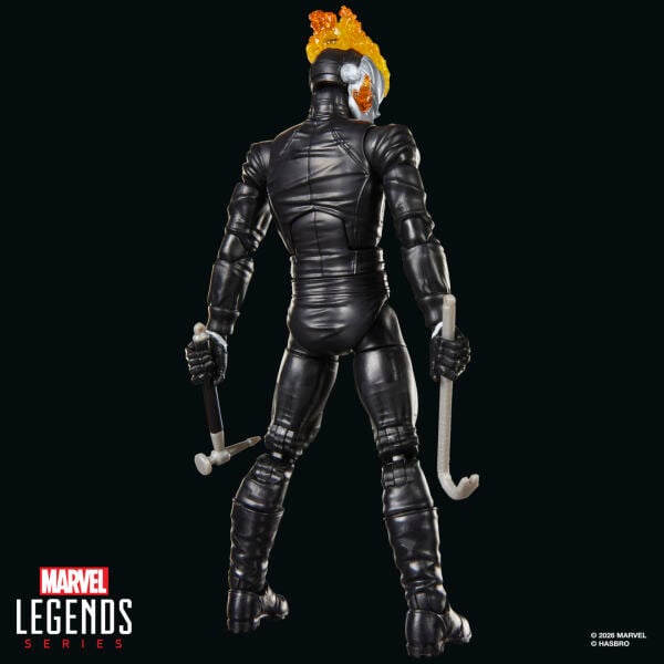 Marvel Legends Ghost Rider (Robbie Reyes), All-New Ghost Rider and Avengers Comics Aksiyon Figürü (Marvel's Box BAF)