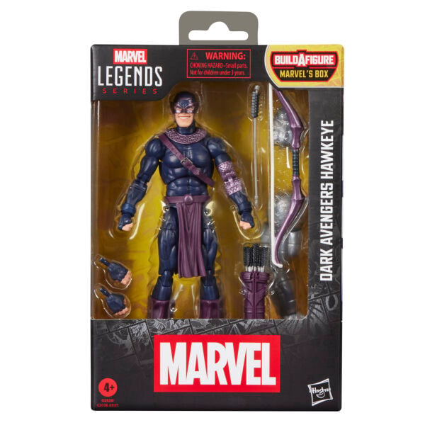 Marvel Legends Dark Avengers Hawkeye, Dark Avengers Comics Aksiyon Figürü (Marvel's Box BAF)