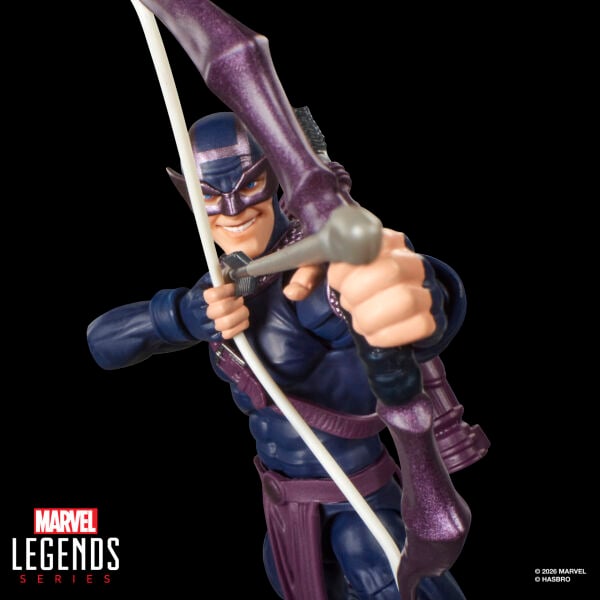 Marvel Legends Dark Avengers Hawkeye, Dark Avengers Comics Aksiyon Figürü (Marvel's Box BAF)