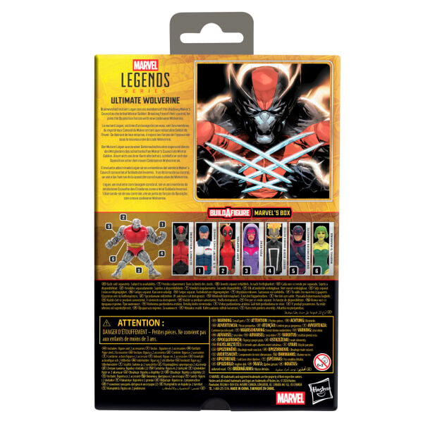 Marvel Legends Ultimate Wolverine, Ultimate Universe Comics Aksiyon Figürü (Marvel's Box BAF)