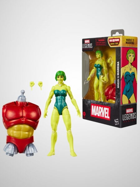 Marvel Legends Marvel's Marrina, Alpha Flight Comics  Aksiyon Figürü (Marvel's Box BAF)