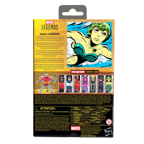 Marvel Legends Marvel's Marrina, Alpha Flight Comics  Aksiyon Figürü (Marvel's Box BAF)