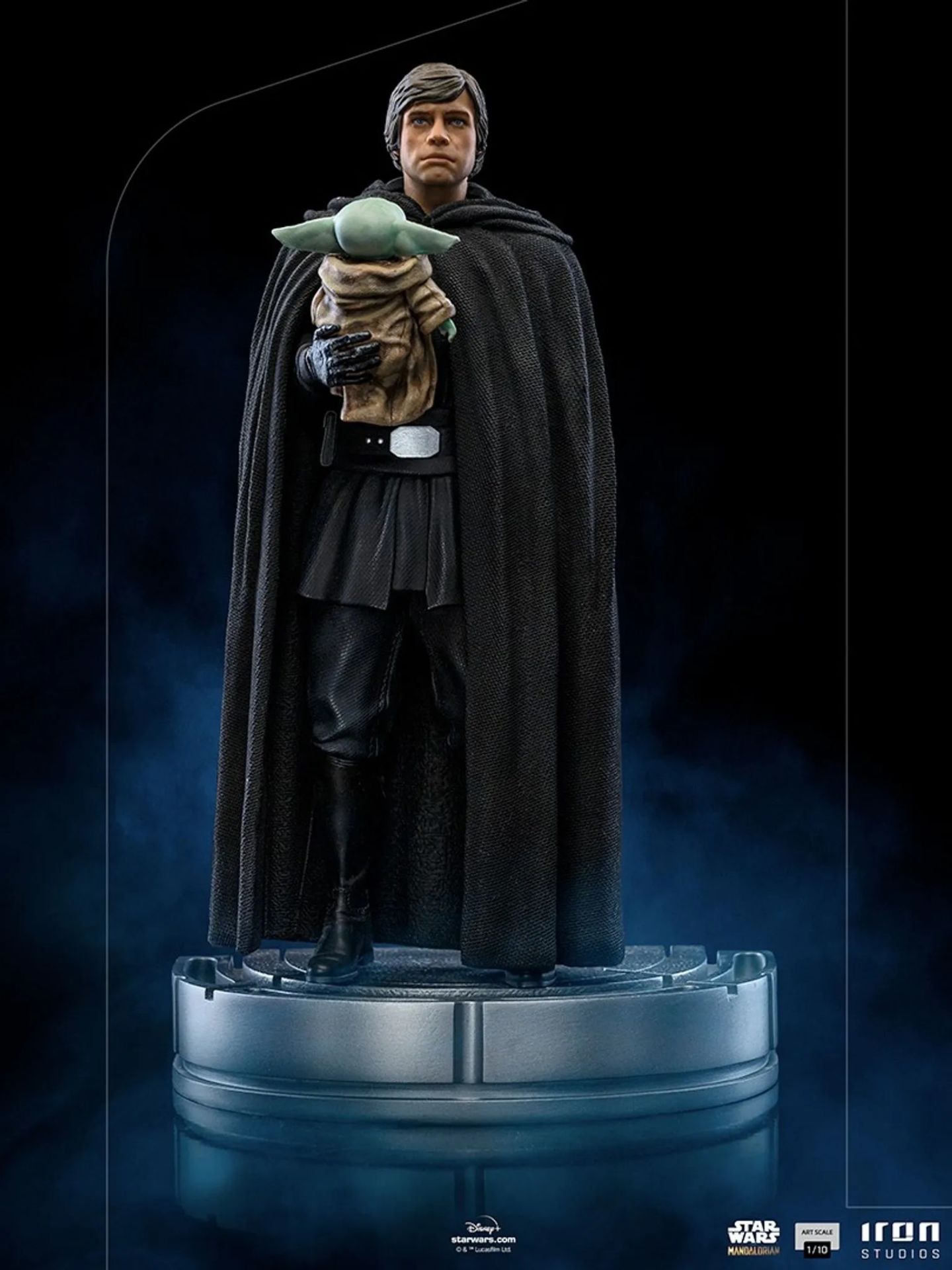 Star Wars: The Mandalorian - Luke Skywalker and Grogu 1/10 Art