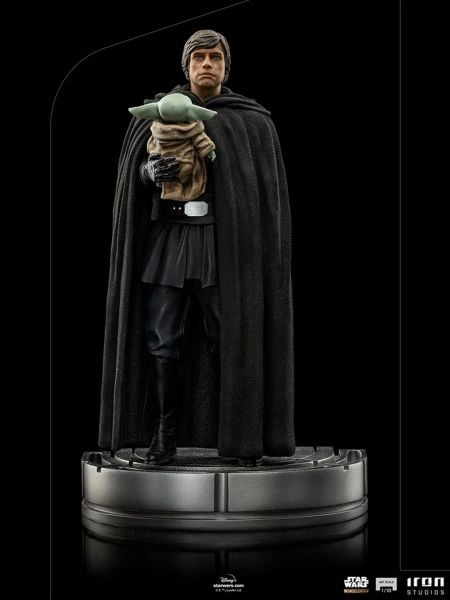 Star Wars: The Mandalorian - Luke Skywalker and Grogu 1/10 Art Scale Limited Edition Heykel