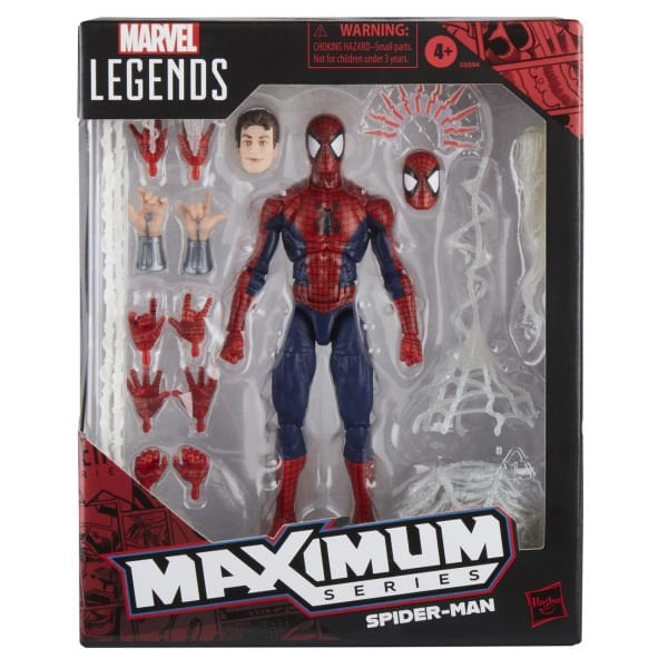 Marvel Legends Maximum Series Spider-Man (Spider-Man Comic) Aksiyon Figürü