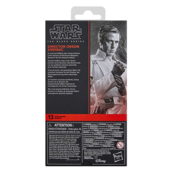 Star Wars Black Series Director Orson Krennic (Andor) Aksiyon Figürü