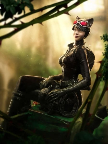 DC Comics - Catwoman Deluxe (Gotham City Sirens) 1/10 Art Scale Limited Edition Heykel