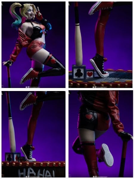 DC Comics - Harley Quinn (Gotham City Sirens) 1/10 Art Scale Limited Edition Heykel