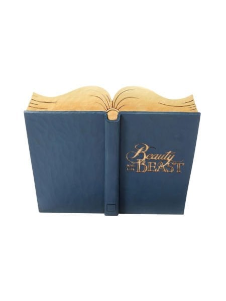 Disney Traditions - Güzel ve Çirkin (Beauty and the Beast)  Storybook (Love Endures) Heykel