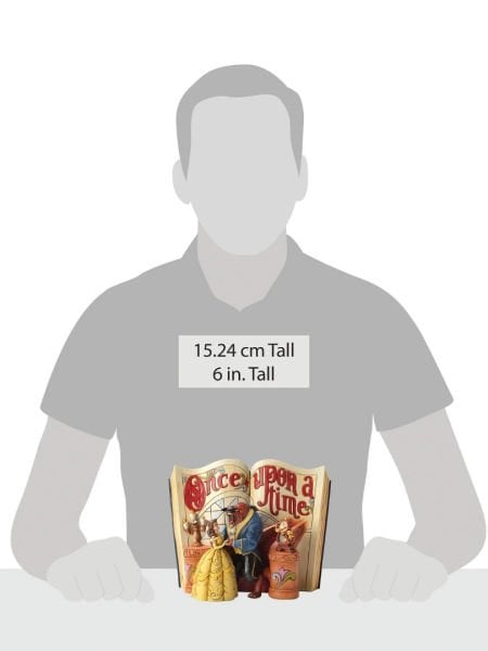 Disney Traditions - Güzel ve Çirkin (Beauty and the Beast)  Storybook (Love Endures) Heykel